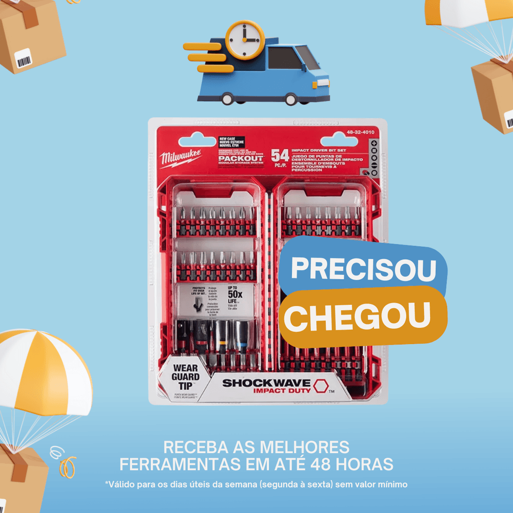 Confira esta novidade em nosso site! Kit Bit Shockwave 48-32-4010 ...